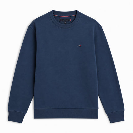 Mens Sweatshirts Terry Crew Neck Tops – Navy-Quality Brands Outlet-