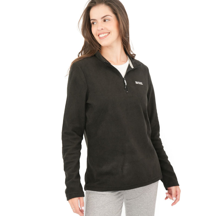 Regatta Black Sweethart Zip Neck Fleece - Quality Brands Outlet