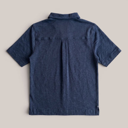 White Stuff Charlie Linen Shirt Navy 100% Linen Button Up - Quality Brands Outlet