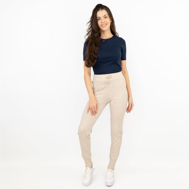 River Island Womens Ribbed Knit Jersey Skinny Leg Joggers