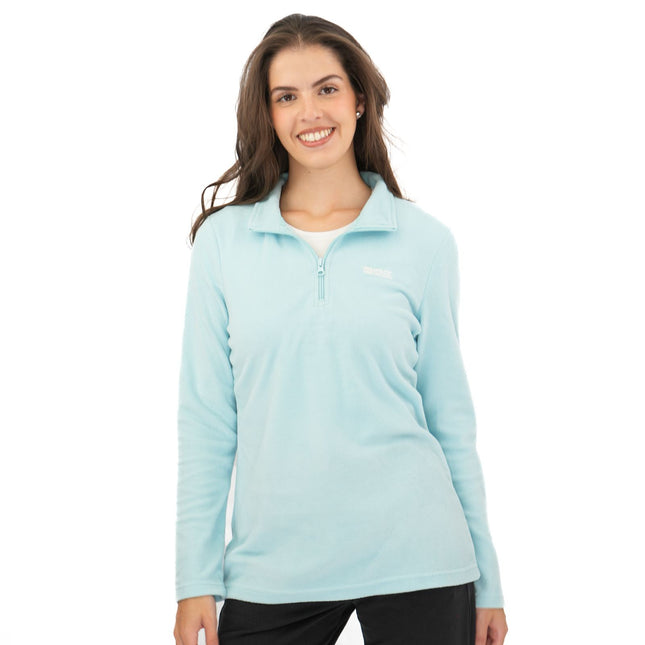Regatta Sky Blue Sweethart Zip Neck Fleece-Quality Brands Outlet-