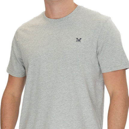 Crew Clothing Mens Grey Short Sleeve T-Shirt - Quality Brands Outlet