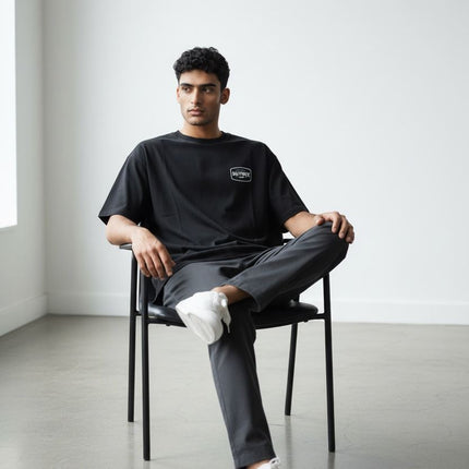 Saltrock Charcoal Grey Graphic T-Shirt-Quality Brands Outlet-