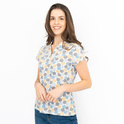 Seasalt Womens Sea Craft Collared Jersey Top Dotty Spot-Quality Brands Outlet-