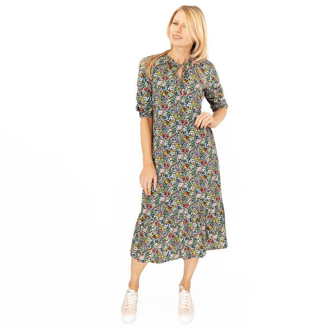 Seasalt Southern Sun Floral Midi Dress-Quality Brands Outlet-