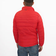 Nautica Performance Double Zip Puffer Jacket Red - Quality Brands Outlet