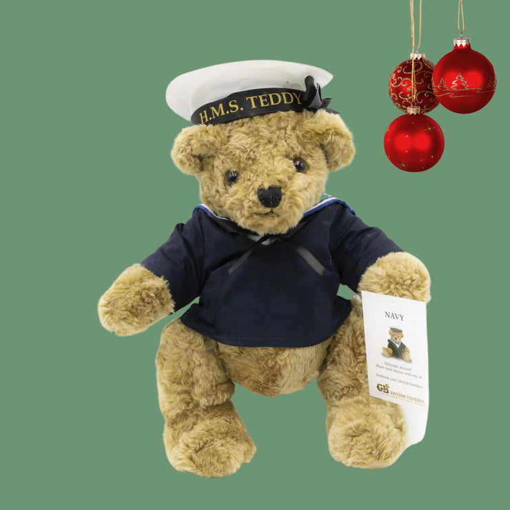 The Great British Teddy Bear Company Navy Military Collectable Soft Toy Gift