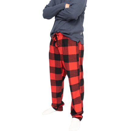 Old Navy Mens Red Plaid Tartan PJ Pants Pyjama Bottoms-Quality Brands Outlet-