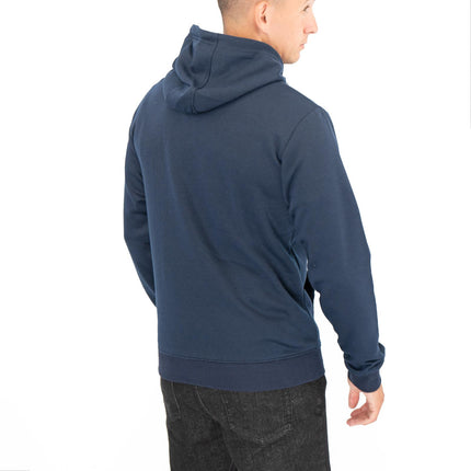 Ben Sherman Mens Logo Hoodie Navy Blue-Quality Brands Outlet-