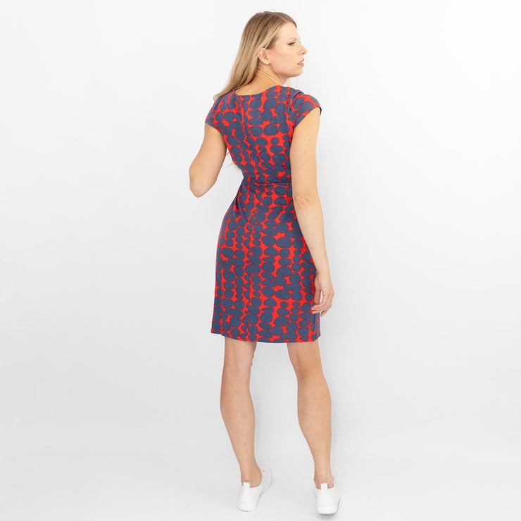 White Stuff Red Navy Jersey Dresses - Quality Brands Outlet