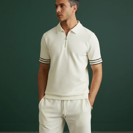 Bristol Off White Polo Shirt - Quality Brands Outlet
