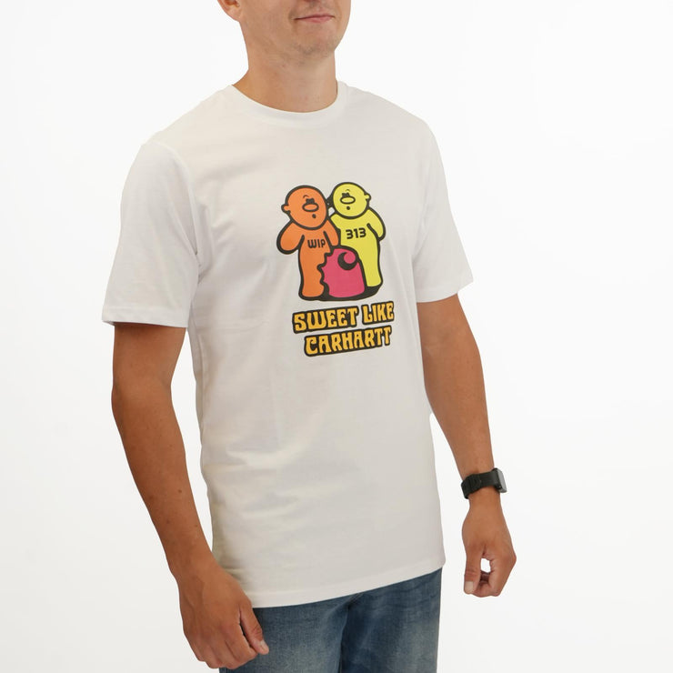 Carhartt WIP Mens Gummy Bear White T-shirt