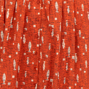 Seasalt Charlotte Orange Fish Short Sleeve Midi Fit & Flare Dress