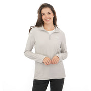 Regatta Light Grey Sweethart Zip Neck Fleece - Quality Brands Outlet