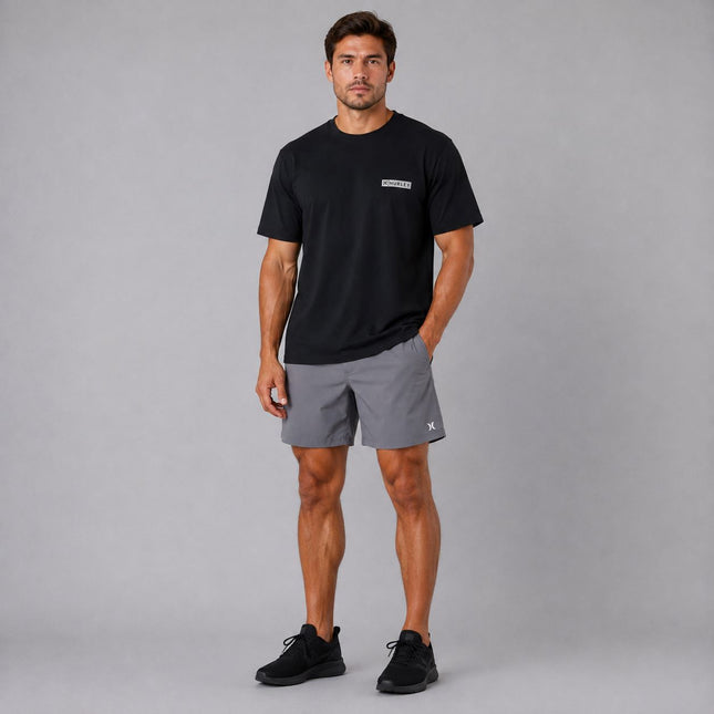 Mens Performance Crew Neck T-Shirt – Black
