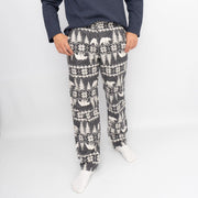 Mens Christmas Pyjama Bottom Grey Polar Bear Pant Old Navy