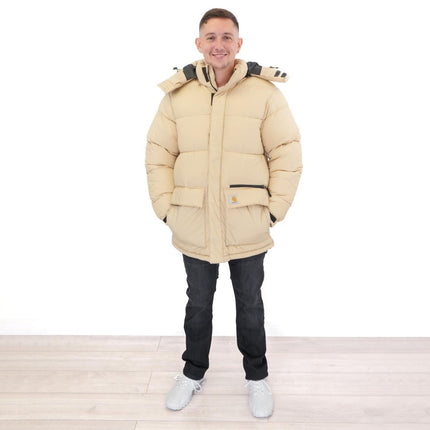 Milton Jacket Puffer Beige Winter Coats - Quality Brands Outlet