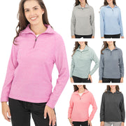 Trespass Half Zip Microfleece Layer Light Blue - Quality Brands Outlet