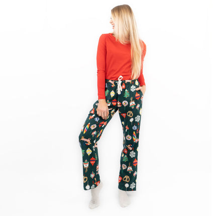 Womens Pyjama Bottom Pant Old Navy GAP Festive Tartan Plaid Cotton Long Cosy