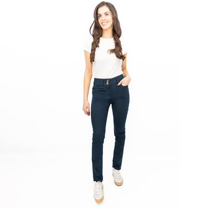 Phase Eight Skinny Jeans Navy Aida Trousers - Quality Brands Outlet