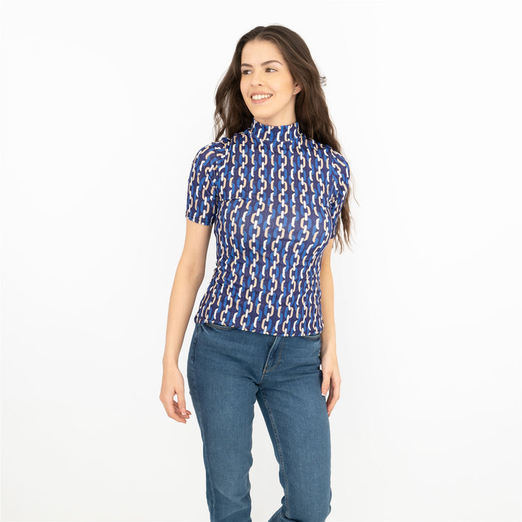 Karen Millen Womens T-Shirt Purple Summer Holiday Workwear Short Sleeve Relaxed - Quality Brands Outlet
