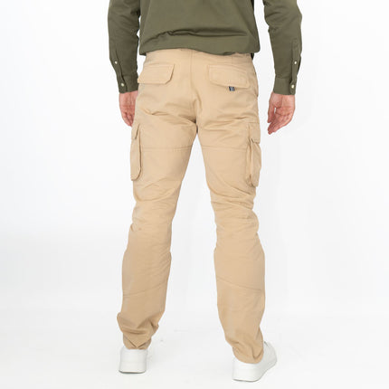 Joules Mens Beige Penington Cigar Cargo Trousers