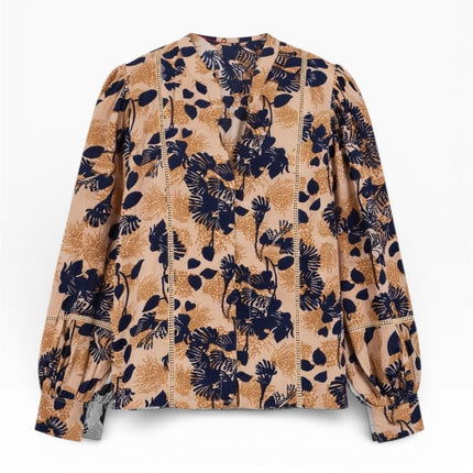 White Stuff Paloma Notch Neck Top-Quality Brands Outlet-
