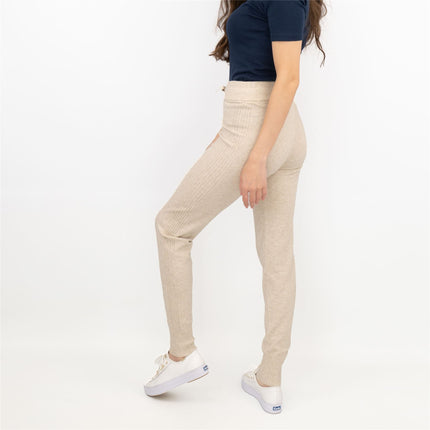 River Island Womens Ribbed Knit Jersey Skinny Leg Joggers