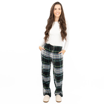 Old Navy Womens Green White Plaid Tartan PJ Stytle Bottoms - Quality Brands Outlet
