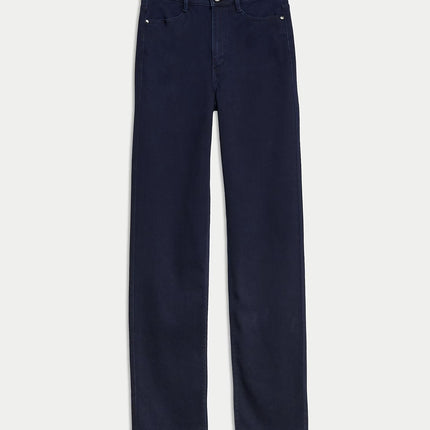 M&S Per Una Roma High Waisted Straight Leg Jeans Indigo