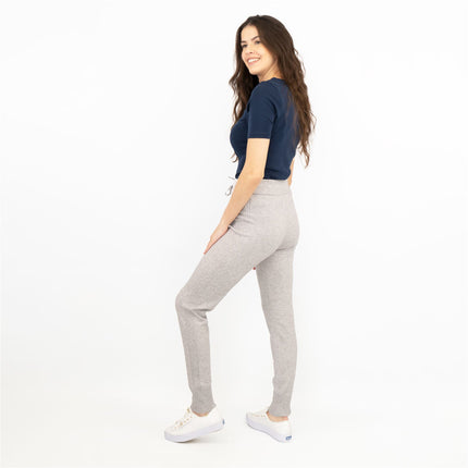 River Island Womens Ribbed Knit Skinny Leg Jersey Joggers