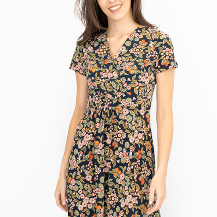 Seasalt Chapelle Midi Dress Fruit Garden Maritime Chalk-Quality Brands Outlet-