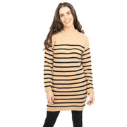 Nobodys Child Beige Striped Jumper Dress - Quality Brands Outlet