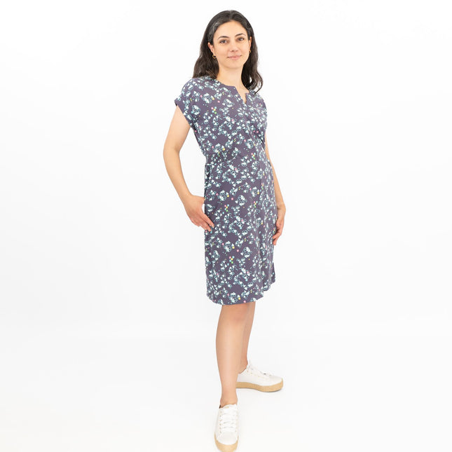 White Stuff Grey Penny Cotton Jersey Dress-Quality Brands Outlet-