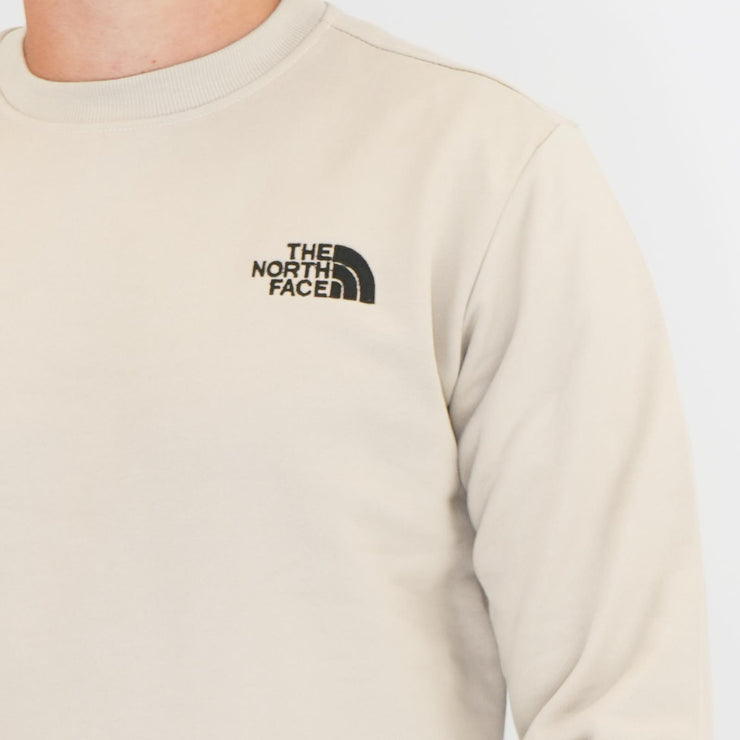 The North Face Mens Simple Dome Crew Beige Sweatshirt