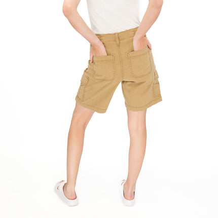 M&S Cargo Shorts Classic Cotton Lyocell Tan Easy Wear - Quality Brands Outlet