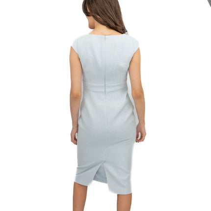 Hobbs Women Powder Blue Emmaline Dress-Quality Brands Outlet-