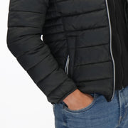 Nautica Performance Double Zip Puffer Jacket Black - Quality Brands Outlet