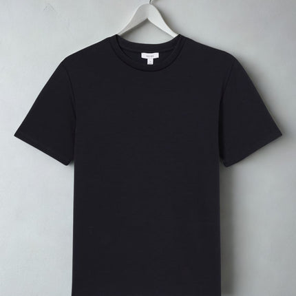 Bradley Heavyweight T-Shirts Navy Short Sleeve Tops
