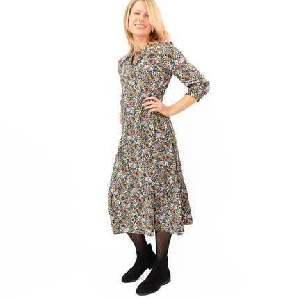 Seasalt Southern Sun Floral Midi Dress-Quality Brands Outlet-