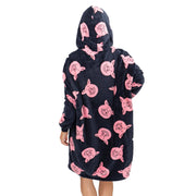 M&S Kids Percy Pig Oversized Hoodie Oodie - Quality Brands Outlet