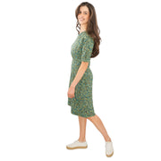 Weird Fish Green Cassandra Swing Dress - Quality Brands Outlet