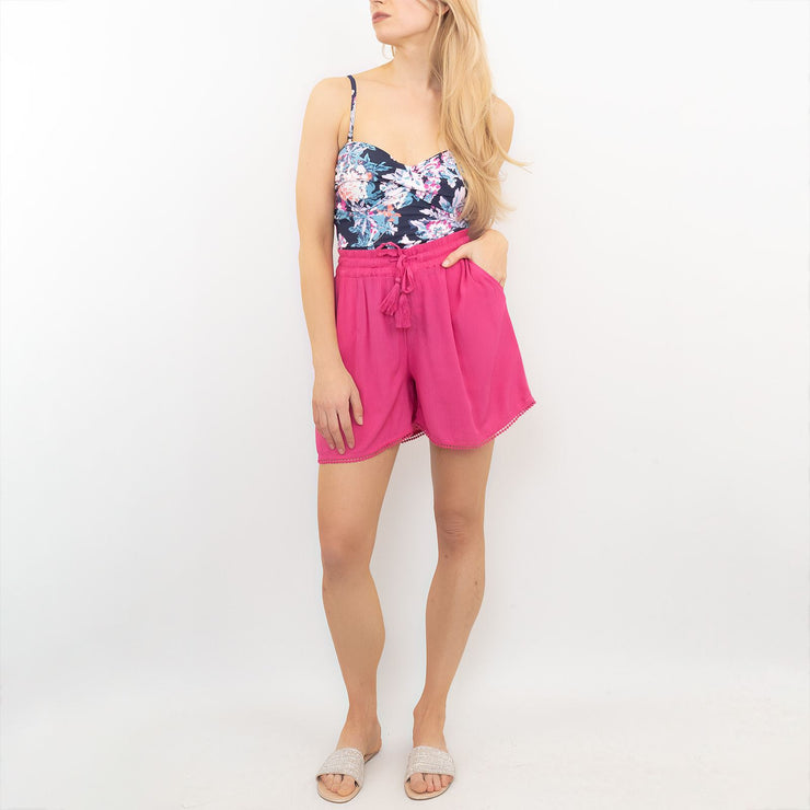 M&S Lightweight Pink Elasticated Waist Summer Beach Shorts