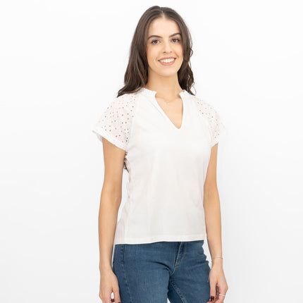 Hobbs White Beki Broderie Top-Quality Brands Outlet-