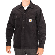 Carhartt WIP Mens Dixon Corduroy Black Shirt Jacket