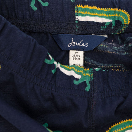 Joules Boys Navy Croc Pyjama Set