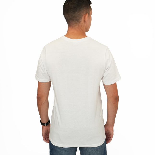 Madison White T-shirts Crew Neck Short Sleeve Tops