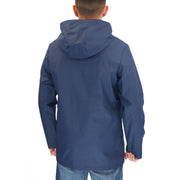 Threadbare Mac Raincoat Showerproof Navy Blue Hooded