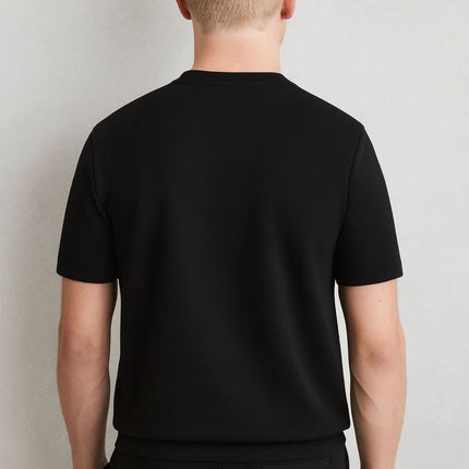 Bradley Heavyweight T-Shirts Black Short Sleeve Tops