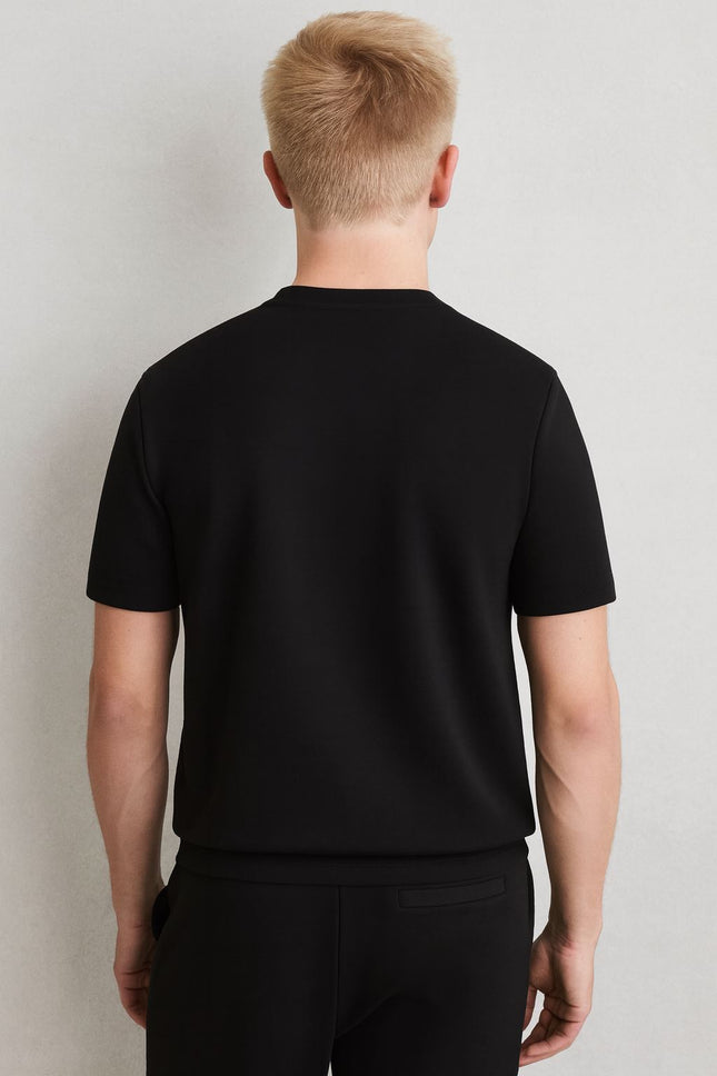 Bradley Heavyweight T-Shirts Black Short Sleeve Tops